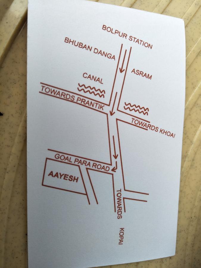 Aayesh Bed & Breakfast Шантиникетан Экстерьер фото
